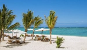 White sand beach in Kenya