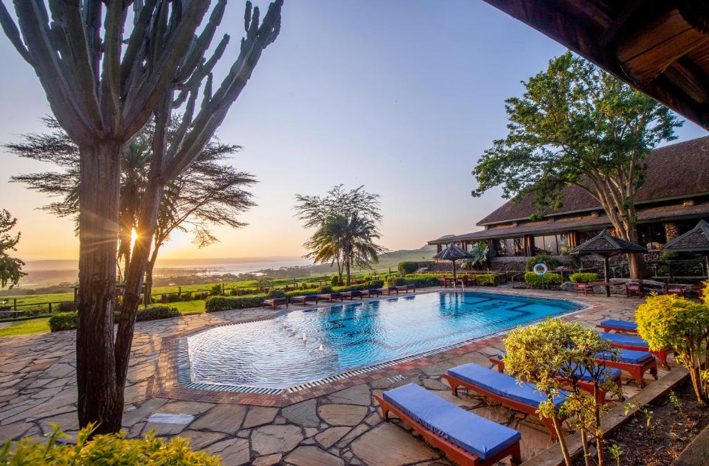 Exceptional views from Lake Nakuru Lodge, Lake Nakuru National Park | Flashmctours