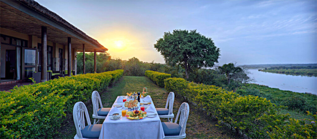 Breakfast at Paraa Safari Lodge in Murchison Falls National Park | Flashmctours