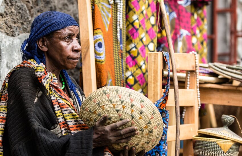 Traditional Ghinga Crafts During Kigali City Tour, Rwanda