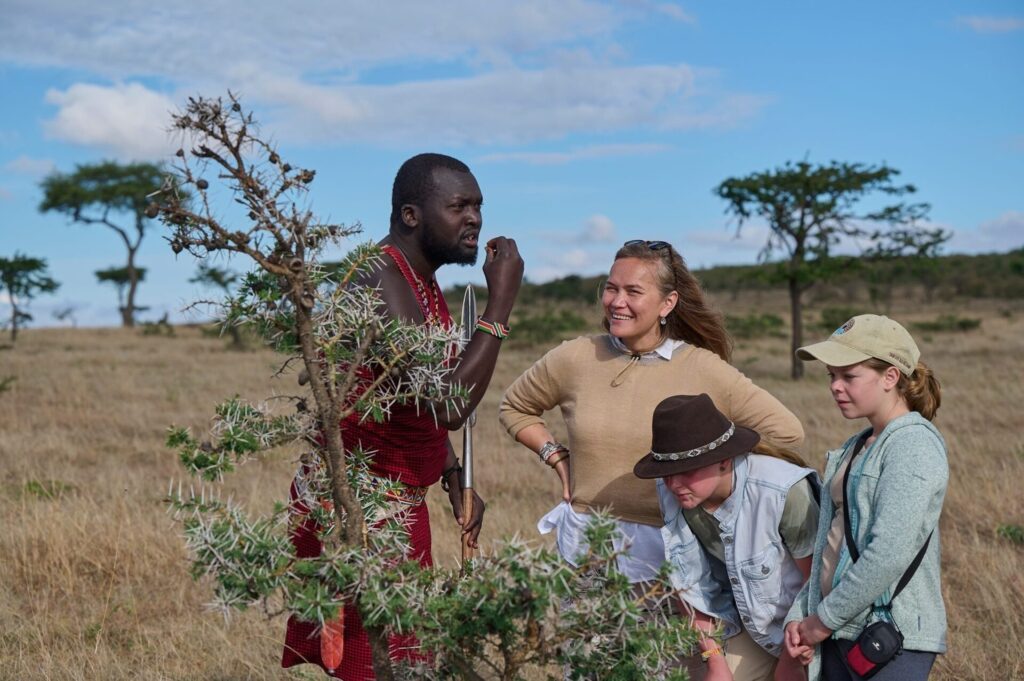 A Family on a Kenya Guided Walking Safari