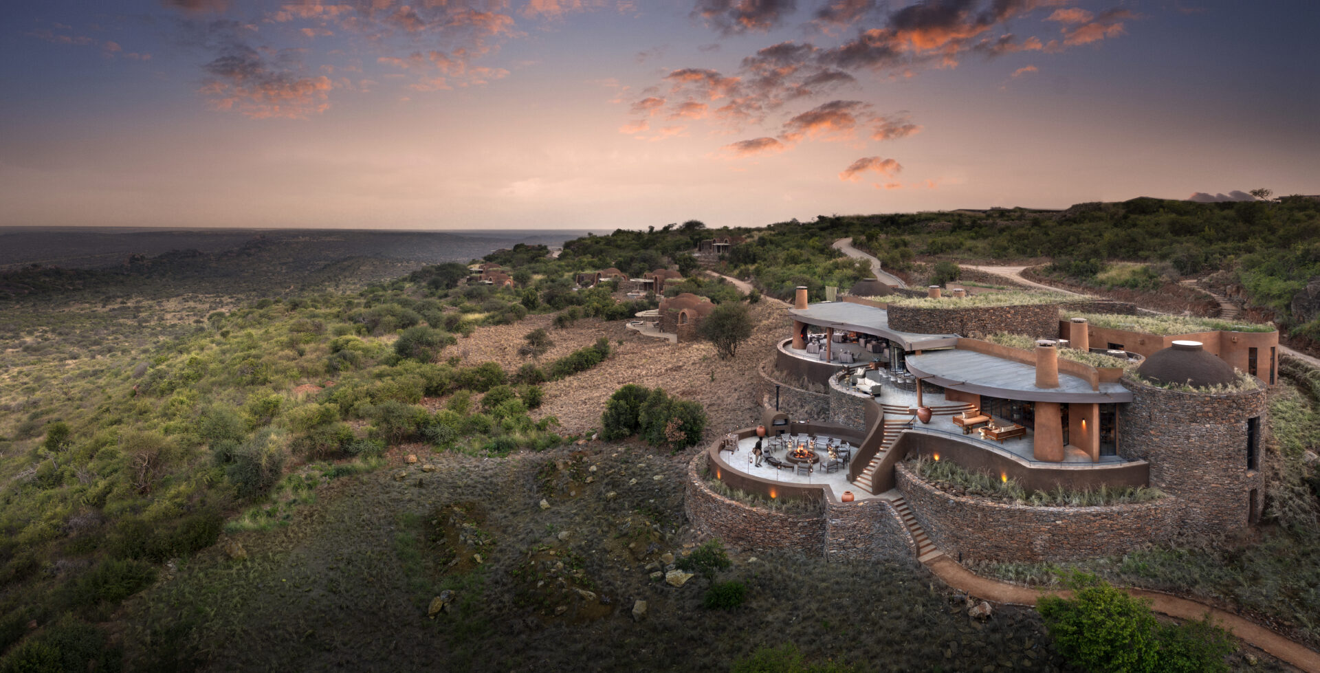 Kenya Suyian Lodge Aerial View