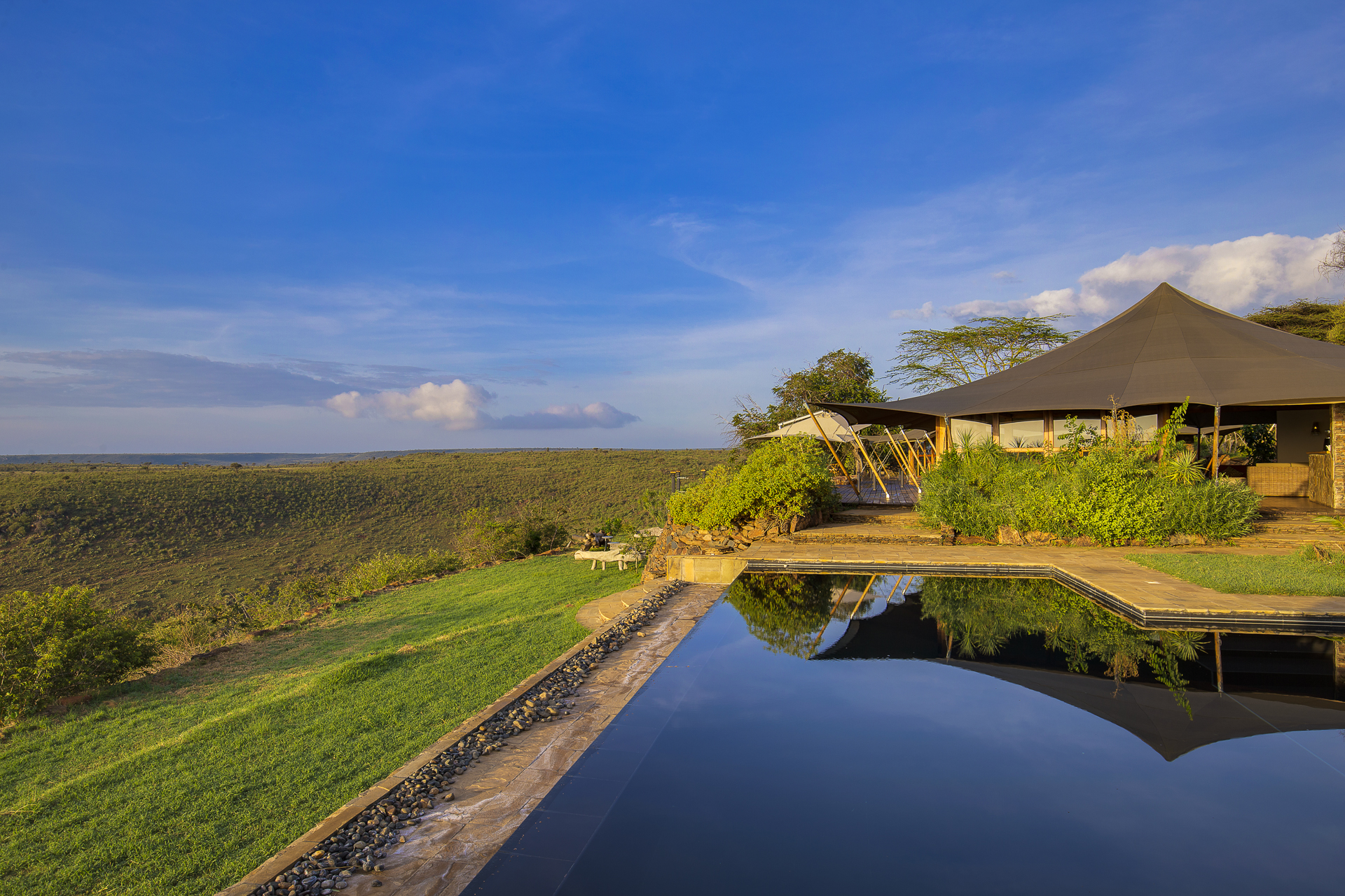 Loisaba Tented Camp infinity pool