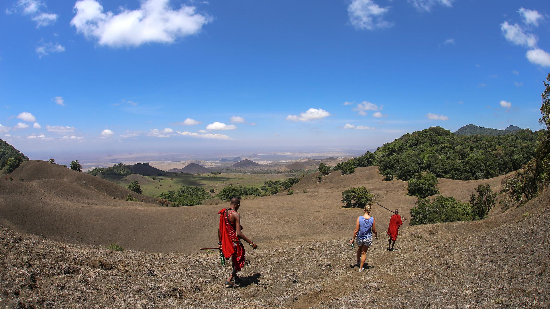 Guided walking safari in Chyulu Hills